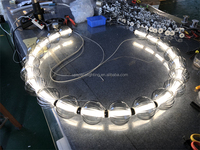 Lampes de table LED contemporaines, élégantes et stylées XCT9298 avec éléments en fer/verre/acrylique pour la chambre à coucher, le salon, la décoration intérieure