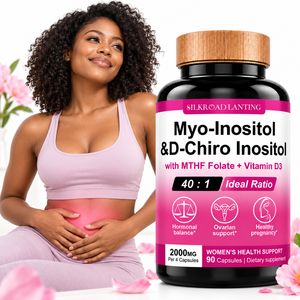 Complexe avancé de Myo et D-Chiro Inositol 40:1 avec MTHF Folate pour soutenir l'équilibre hormonal et la santé reproductive des femmes - Product Image 1