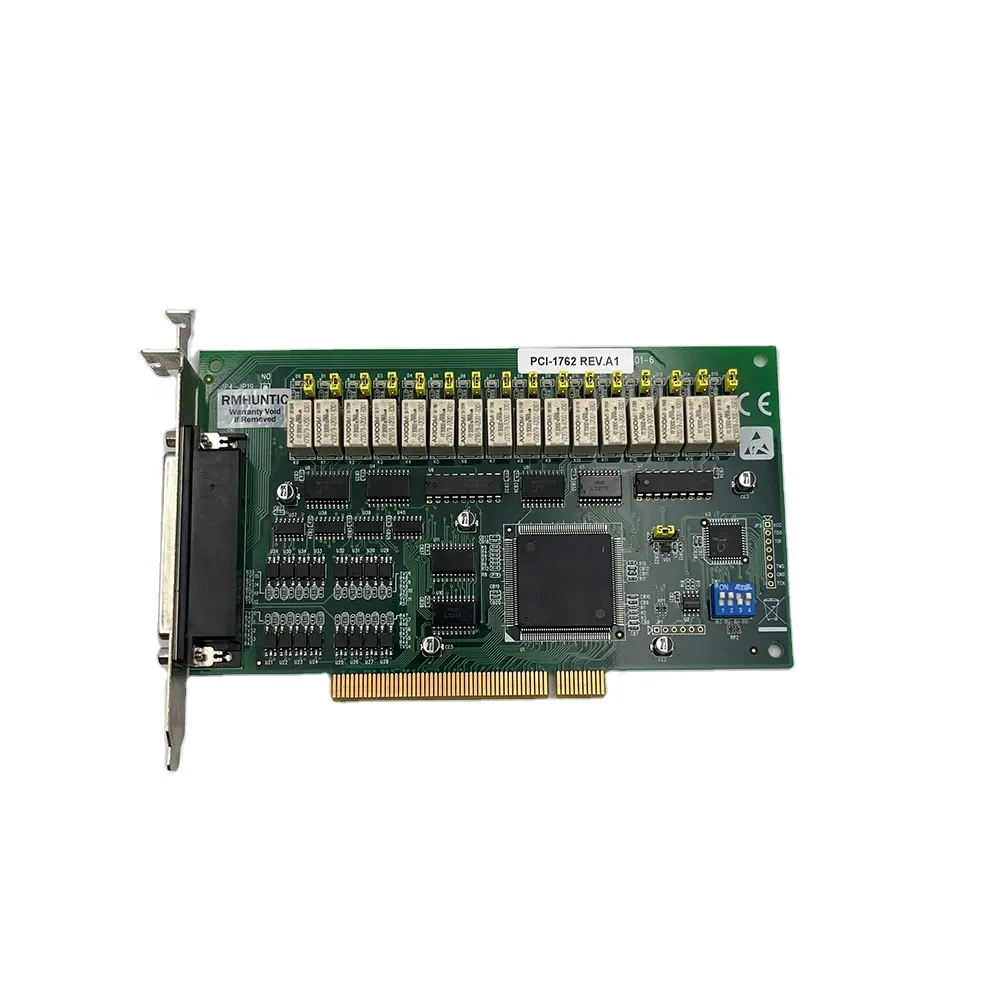 อินพุตดิจิตอลแยก 16 ช่อง 16 ช่องเอาต์พุตรีเลย์สําหรับ Advantech PCI-1762 REV.A1