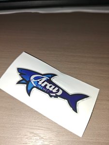 Nouveau 2026 Blnieece Autocollant Requin Tendance pour Réfrigérateur, Décorations 3D Étanche, Autocollants Requin, Autocollant Requin CP Company - Product Image 3