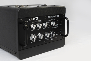 JOYO DC-15S Amplificatore per Chitarra Elettrica Professionale con BT, <span class=keywords><strong>Drum</strong></span> <span class=keywords><strong>Machine</strong></span> per Esterni con Distorsione, Nero Metallo+Plastica - Product Image 4