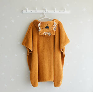 Dibujos animados Snuggle Change Robe 100% algodón León regalo niños ducha con capucha <span class=keywords><strong>toalla</strong></span> Animal algodón <span class=keywords><strong>toalla</strong></span> con capucha bebé <span class=keywords><strong>Toalla</strong></span> de baño - Product Image 2
