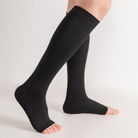 Chaussettes de compression à dégradé de haute qualité Jambes magnifiques Pression dégradée Antidérapantes Relevage Serrage Bas pour la protection