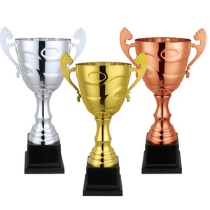 Oneway Custom Gold-Plated Sports Trophy with Modern Antique Design for Multi-Sport Competitions-Award <b>Cup</b> - Product Image 5