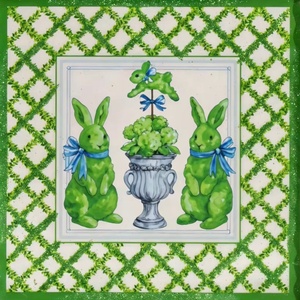 07 Easter Bunny & Egg Printed <b>Table</b> <b>Mat</b>, Happy Easter Square Placemat, Colorful Spring Easter Decorative <b>Table</b> Cover - Product Image 2