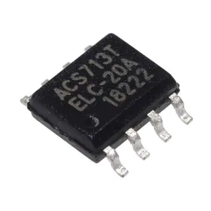 Jeking-Sensor de corriente ACS713T 20A, 1 canal, efecto Hall, ACS713ELCTR-20A-T