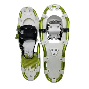 Chaussures de neige antidérapantes en alliage d'aluminium, vente en gros, chaussures de marche en plein air, chaussures de neige