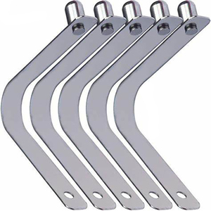 Pasador de Bloqueo de Tubo con Clip de Resorte de Botón de Presión de Aleación y Acero Inoxidable para Kayak, Remo y Tienda de Campaña, con Acabado Anodizado - Product Image 2