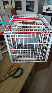 पशु पशु पिंजरे EC-31 ओसकैट छोटी बिल्लियों के लिए पशु पिंजरे पोर्टेबल पालतू जानवर का पिंजरे, इंजेक्शन के दौरान बिल्लियों को नियंत्रित करने के लिए इस्तेमाल किया जाता है - Product Image 3