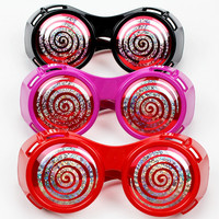 Lunettes de farceur tourbillonnantes / Lunettes de protection contre les rayons X, accessoire de costume pour adulte