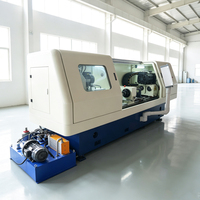 Machine de perçage horizontal automatique CNC de qualité industrielle à servo, haute précision, avec moteur à boîte de vitesses et contrôle PLC, 60 mm max.