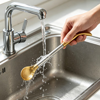 Cuillère-paille en acier inoxydable pour café, lait, thé, jus, avec filtre à thé et agitateur, accessoires de boisson réutilisables