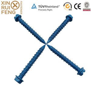 Vis d'ancrage XRF à tête hexagonale pour béton et maçonnerie, vis bleue pour béton et maçonnerie, pour l'ancrage dans le béton - Product Image 3
