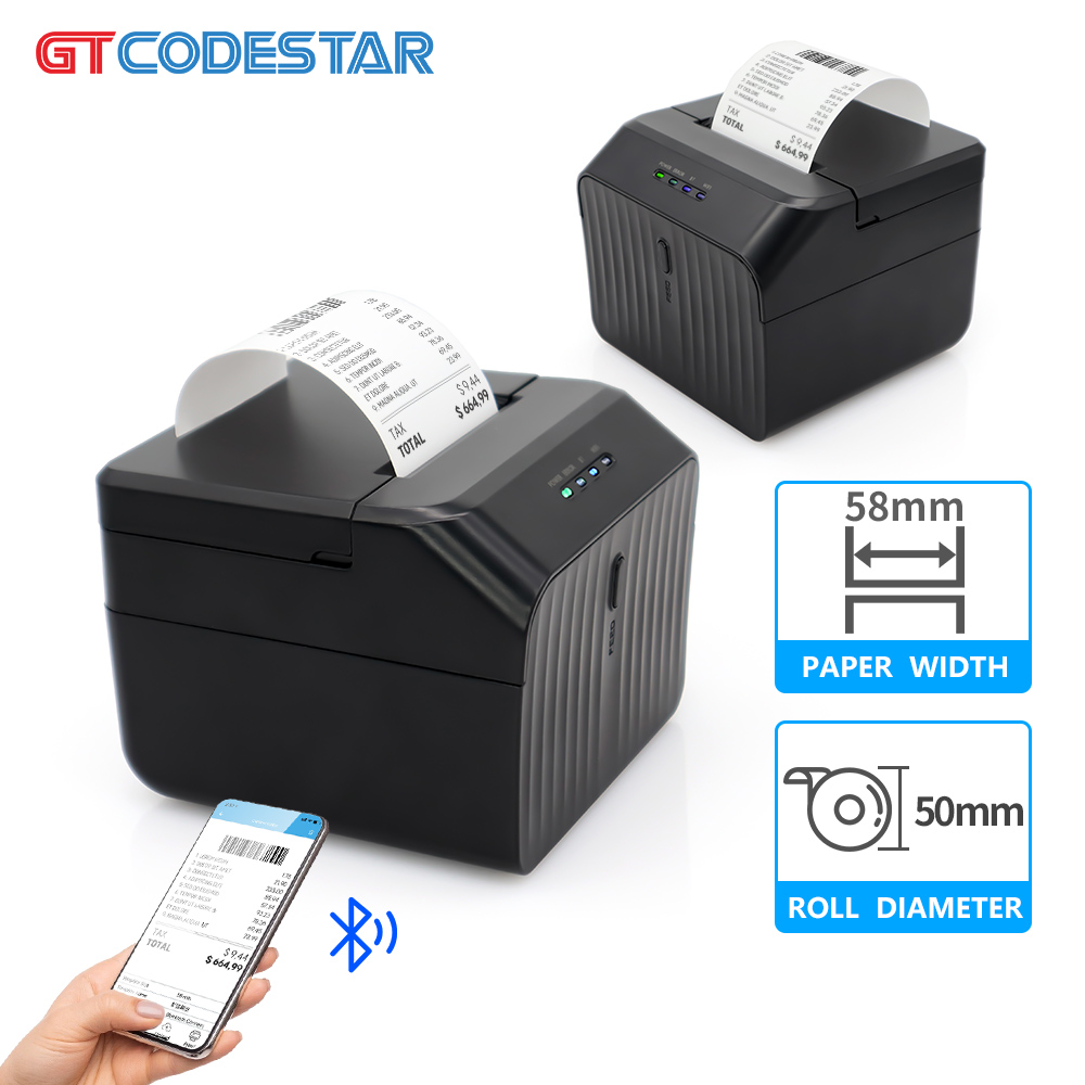 High Quality Cheap Portable Label Barcode Printer Mini Blue Tooth 58mm Receipt Thermal Printer GT-P5010