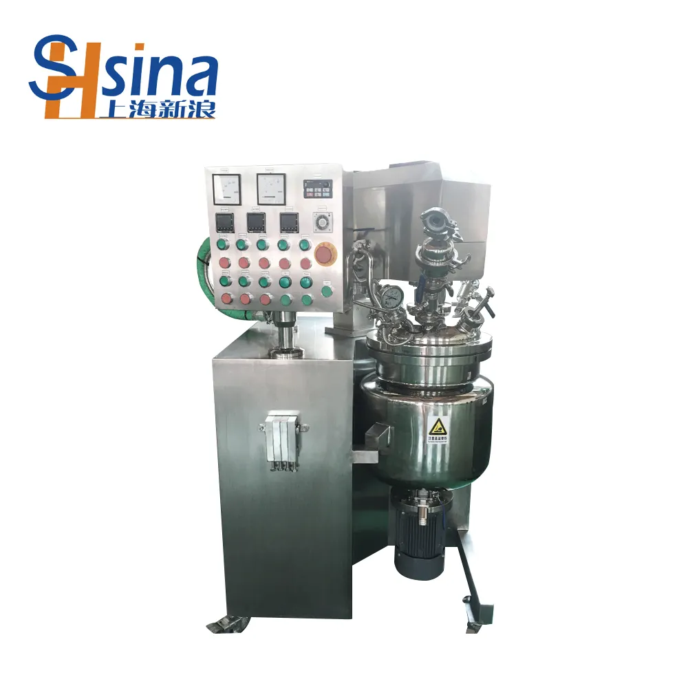 small mixer for cosmetic vacuum Homogenizing emulsifier Cosmetics production machinery
