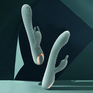 Wiederauf ladbarer BPA-freier Silikon-Hasen vibrator für Frauen Wasserdichter attraktiver Silikon-Vibrator für Erwachsene OEM-Service - Product Image 4