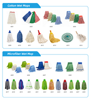 Tête de balai serpillère en coton pour usage commercial et industriel, personnalisable, haute absorption, réutilisable, durable, remplacement de tête de balai serpillère en coton