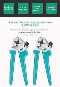 Pince à sertir les broches d'aviation HSC81-4 <span class=keywords><strong>DMC</strong></span> pince à <span class=keywords><strong>fil</strong></span> à presser à froid à quatre arbres - Product Image 3