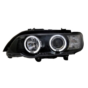 Faros delanteros de coche para <span class=keywords><strong>BMW</strong></span> X5 E53 1998-2003, montaje de lámparas LED delanteras de coche, actualización, accesorios de herramienta de lente de proyector de alta calidad - Product Image 1
