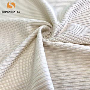 <span class=keywords><strong>Shinen</strong></span>-tela de Punto 4x2 de poliéster reciclada, rayada para ropa, oferta - Product Image 5