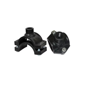 Raccord de tuyau de selle de service HDPE noir super vendu pour un débit d'eau efficace dans les jardins de fermes et les canalisations industrielles - Product Image 2