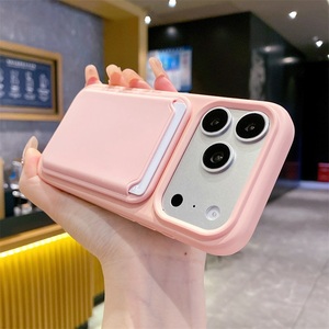 New Trending 2 in 1 Silicone Magnetic Phone Case with Card <b>Holder</b> for <b>iPhone</b> 18 Pro Max 17 16 15 14 Mobile Phone Accessories - Product Image 5