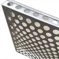 Plat de cuisson perforé en alliage d'aluminium et acier inoxydable, antiadhésif et durable, compatible four et lave-vaisselle, taille personnalisable pour cuisine française et italienne