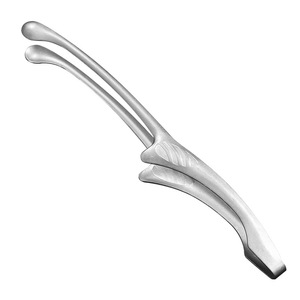 Stainless Steel BBQ <b>Tongs</b> 304 Stainless Steel Durable Flipping For Grilling And Cooking - Product Image 3