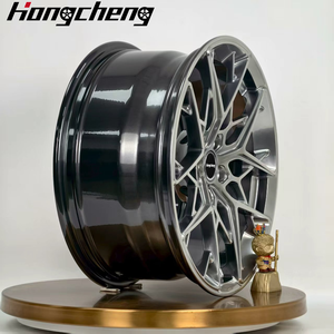 Rines de Aleación Forjados Negros Personalizables de 1/2 Pieza de 17-24 Pulgadas 5x114.3 5x120 5x127 para Porsche BMW Mercedes - Product Image 3