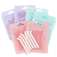 Bande de silicone multicolore pour le repiquage des cils, tampon d'isolation pour cils, outil auxiliaire pour extensions de cils, vente en gros transfrontalière