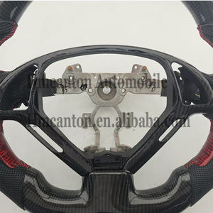 Quality Wholesale Carbon Fibre Perforated Leather Grip Steering <b>Wheel</b> for Infiniti G27 G37 Car Steering <b>Wheel</b> - Product Image 3