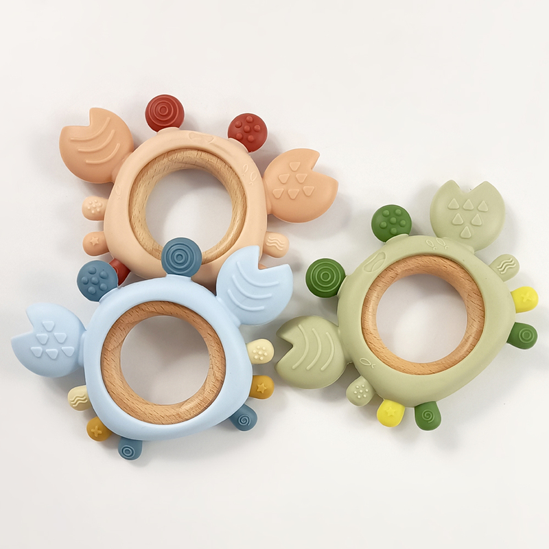 Newborn Silicone Baby Kids Toys Bpa