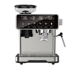 Cafetera Espresso de Acero Inoxidable de 20 Bares, Pantalla Táctil Programable para Espresso/Latte/Cappuccino, Máquina para Hogar/Hotel - Product Image 2