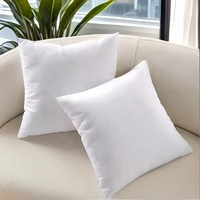 Coussin décoratif en plumes de canard grises douces de luxe, pour canapé et lit