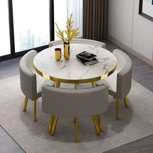 Mesa y Silla Combinadas para Recepción, Negociación, Área de Descanso de Oficina, Comedor y Cocina - Product Image 2