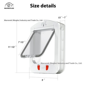 New thông minh <span class=keywords><strong>4</strong></span>-cách tự động Dog & Cat Flap cửa với 2 tag phím nhựa bền an toàn Pet cổng - Product Image 4