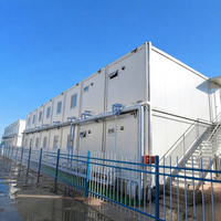 Maison conteneur industrielle démontable à transport facile, cabine de bureau modulaire préfabriquée, logement portable