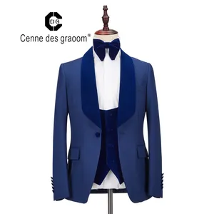 Fabriek Directe Verkoop Slim Fit Wedding Suits Bruiloft Pak Blazers Vest En Broek Voor Mannen
