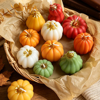 Lot de bougies parfumées citrouille d'Halloween en gros pour décorations de fête, aromathérapie, ambiance festive et cadeaux