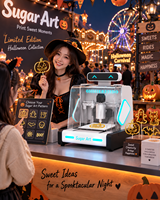 Imprimante 3D de bonbons pour fêtes d'Halloween, idéale pour l'art sucré, les petites entreprises, les pâtisseries et la location événementielle