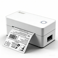 Imprimante d'étiquettes thermiques directes de 4 pouces, imprimante portable intelligente à détection automatique avec interface USB/BT/Wi-Fi