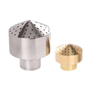 Boquilla de fuente seca de latón popular con chorro laminar de <span class=keywords><strong>agua</strong></span> de acero inoxidable para fuentes de jardín de piedra - Product Image 2
