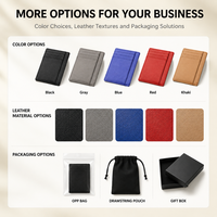 Dompet Kartu Wanita Warna Cerah Multi-Slot Tipis Ringkas Bahan Kulit PU Premium Penutup Magnetik Ketebalan Dapat Disesuaikan