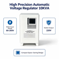 Estabilizador de Voltaje CA de 20 kVA y 220 V, Monitor de Motor para Refrigerador/Congelador y Aire Acondicionado, Regulador Automático de Voltaje