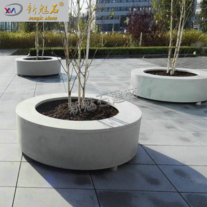 Nuevo Jardinera de Hormigón GRC Magic Stone, Tamaño Personalizado, para Exteriores, Parques, Diseño Urbano Moderno - Product Image 2