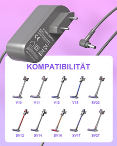 Remplacement 26.1V 0.6A pour <span class=keywords><strong>Dyson</strong></span> V8 V7 V6 SV03 SV04 SV06 SV07 <span class=keywords><strong>chargeur</strong></span> adaptateur secteur sous vide 1.8 mètres/6 pieds <span class=keywords><strong>de</strong></span> long Port DC - Product Image 3