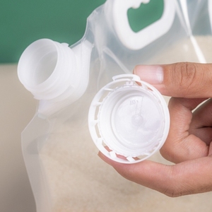 Sac de rangement transparent pour <span class=keywords><strong>grains</strong></span> et <span class=keywords><strong>grains</strong></span> divers clair ménage riz nourriture pour animaux refermable debout buse bec pochette - Product Image 3