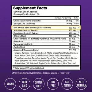 Yetişkinler İçin Karaciğer ve Akciğer Temizleyici Kapsüller, Detoks Desteği, Solunum Sağlığı ve Bağışıklık Sistemini Destekleyen Süt Devedikeni Ekstresi - Product Image 6