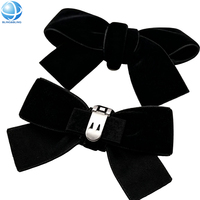 Vente Flash : Clips à Chaussures en Velours avec Nœud, Couleurs Personnalisables pour Talons Hauts, Accessoires pour Chaussures Femme, Vente en Gros