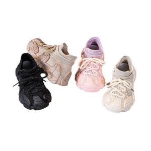 Chaussures chaussettes tricotées pour enfants, couleur unie, collection Printemps-Automne 2026, nouvelles chaussures de sport décontractées antidérapantes pour garçons et filles, vente en gros - Product Image 5